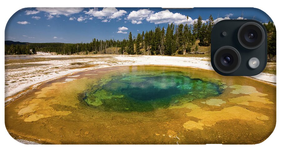 Scenics iPhone Case featuring the photograph Yellowstone #1 by Alfredo Mancia