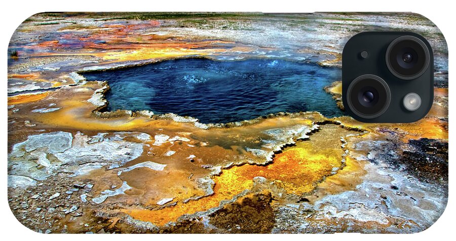 Geology iPhone Case featuring the photograph Yellowstone Thermal Pool #1 by Bill Wight Ca