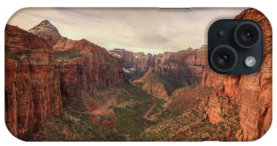 Zion Majesty iPhone Case featuring the photograph Zion Majesty #1 by Bill Sherrell