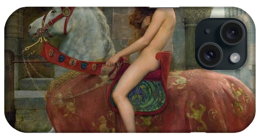 Lady Godiva iPhone Case featuring the painting Lady Godiva by John Collier