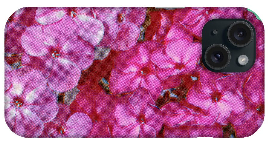 Bloom iPhone Case featuring the drawing Flower Blossom #12 by CSA Images