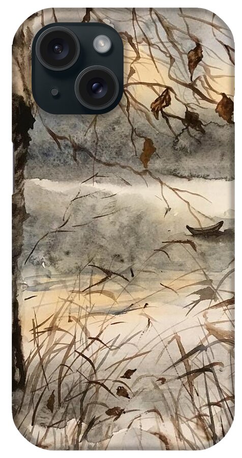 1212019 iPhone Case featuring the painting 1212019 by Han in Huang wong
