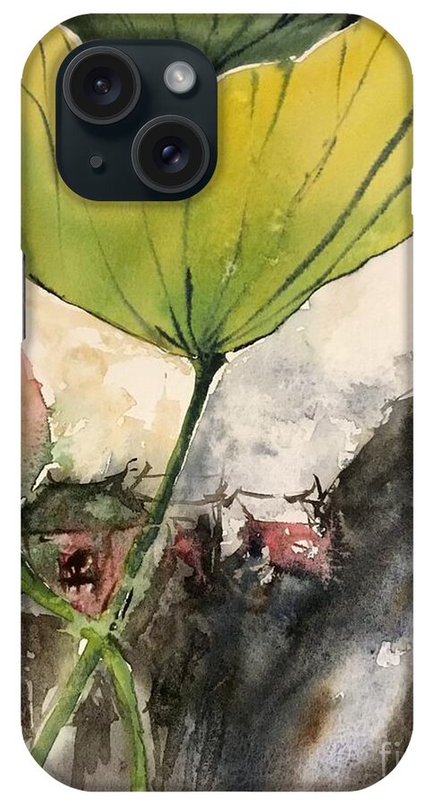 1302019 iPhone Case featuring the painting 1302019 by Han in Huang wong