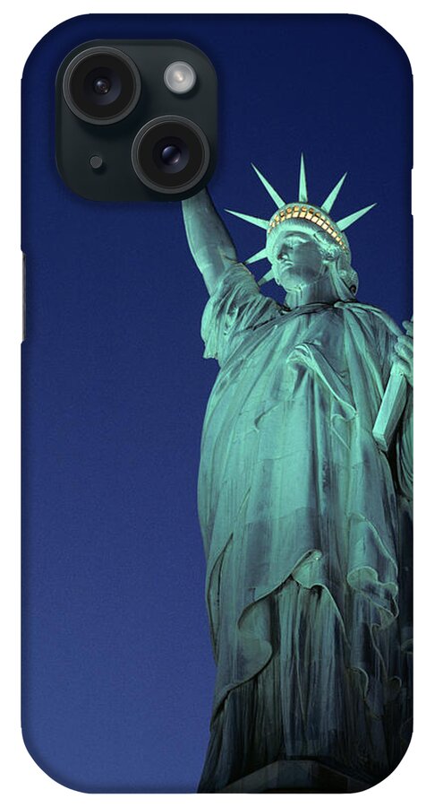 Photography iPhone Case featuring the photograph 1990s Statue Of Liberty New York City by Vintage Images