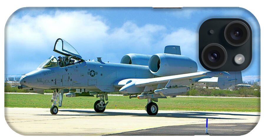 Warthog iPhone Case featuring the photograph A-10 Warthog #2 by Chris Smith