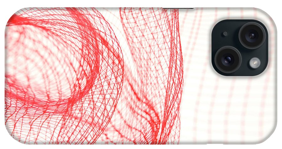 Curve iPhone Case featuring the photograph Abstraction In Plastic Net #2 by Magaiza
