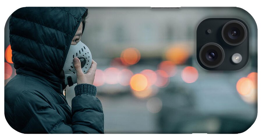 Polluted iPhone Case featuring the photograph Air Pollution #2 by Microgen Images/science Photo Library