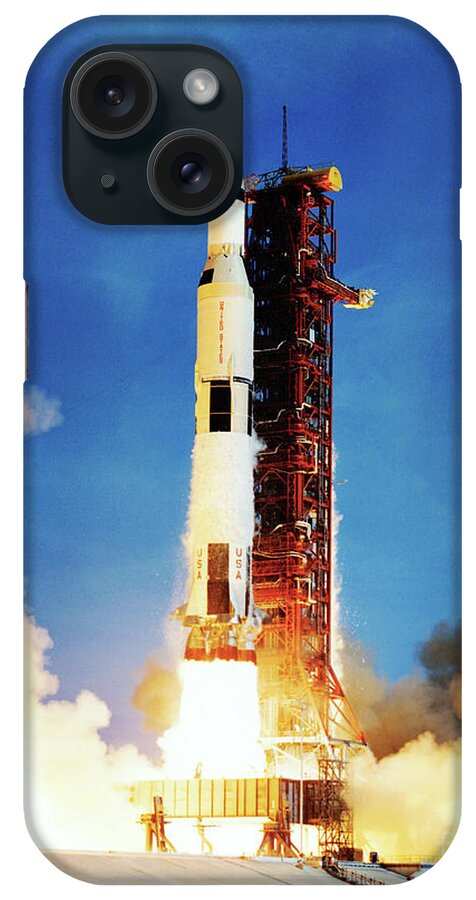 1st iPhone Case featuring the photograph Apollo 11 Launch #2 by Nasa/science Photo Library