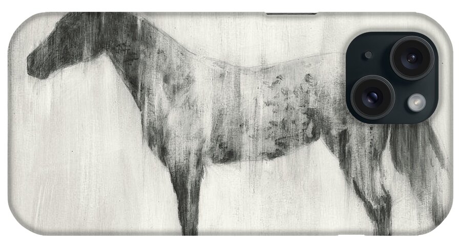 Western iPhone Case featuring the painting Appaloosa Study II #2 by Ethan Harper