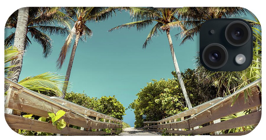Estock iPhone Case featuring the digital art Florida, South Florida, Singer Island, Ocean Reef Park, Entrance #2 by Laura Diez