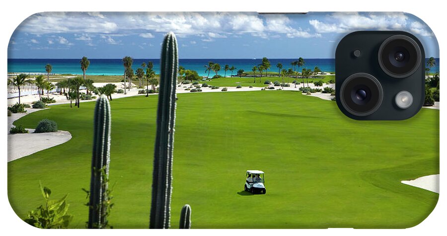 Estock iPhone Case featuring the digital art Golf Course, Dominican Republic #2 by Hp Huber