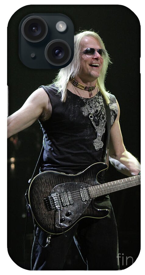 Deep Purple iPhone Case featuring the photograph Guitarist Steve Morse by Concert Photos