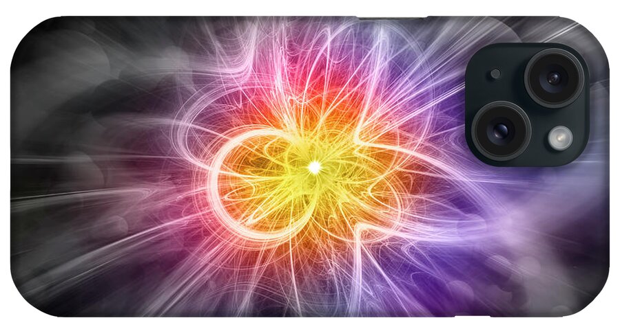 Hadron iPhone Case featuring the photograph High Energy Particle Collision #2 by Giroscience/science Photo Library