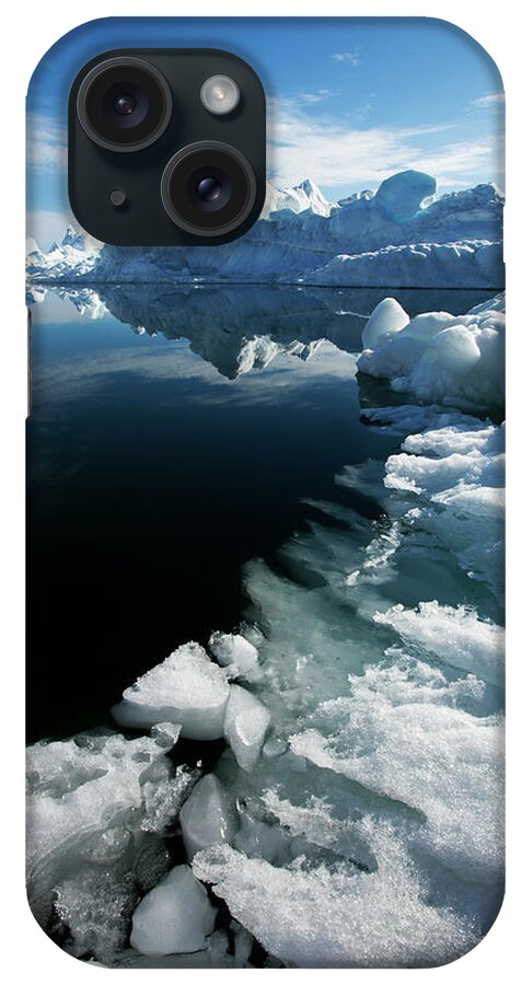 Scenics iPhone Case featuring the photograph Icebergs, Disko Bay, Greenland #2 by Paul Souders