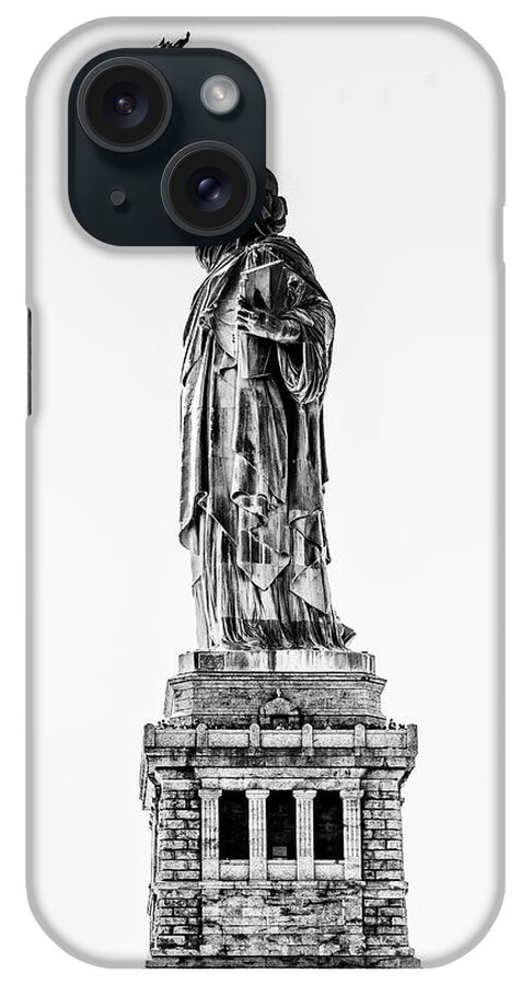 Estock iPhone Case featuring the digital art New York City, Statue Of Liberty #2 by Antonino Bartuccio