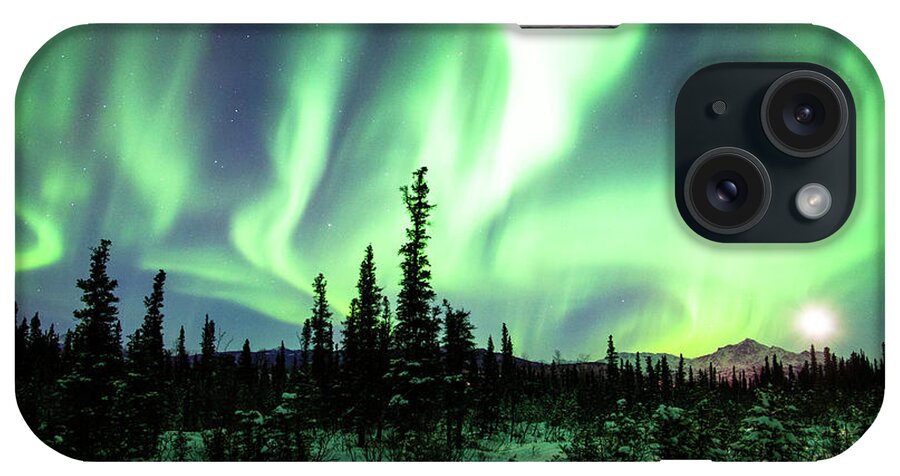 Tranquility iPhone Case featuring the photograph Northern Lights #2 by Daniel A. Leifheit