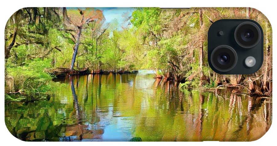 On The River iPhone Case featuring the photograph On the River #2 by Carol Riddle