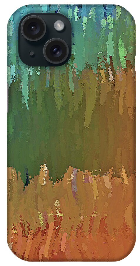 Painted Desert iPhone Case featuring the digital art Painted Desert #2 by David Manlove