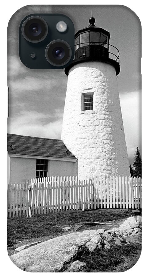 Lighthouse iPhone Case featuring the photograph Pemaquid Point Light, Maine I #2 by Laura Denardo