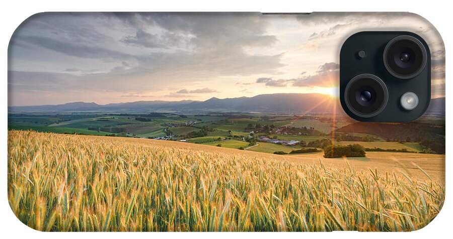 Europe iPhone Case featuring the photograph Rural Landscape Of Turiec Region At The Foothills Of Velka Fatra. #2 by Cavan Images