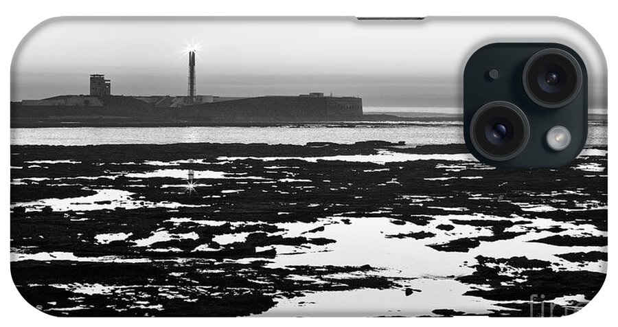 Rocks iPhone Case featuring the photograph Saint Sebastian Castle Lighthouse Cadiz Spain #2 by Pablo Avanzini