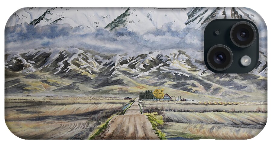 Mountain iPhone Case featuring the painting Smoky Dome #2 by Link Jackson