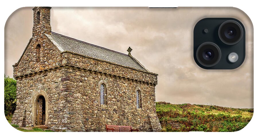 Pembrokeshire iPhone Case featuring the photograph St Nons Retreat Chapel #2 by Mark Llewellyn