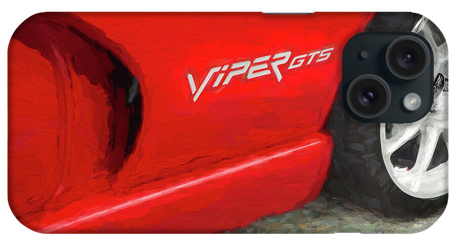 2002 Dodge Viper Gts iPhone Case featuring the photograph 2002 Dodge Viper GTS 110 by Rich Franco
