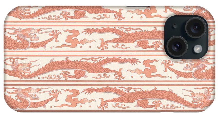 Asian iPhone Case featuring the drawing Abstract pattern #22 by CSA Images