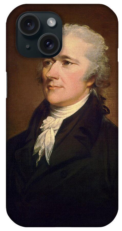 1806 iPhone Case featuring the painting Alexander Hamilton #8 by John Trumbull