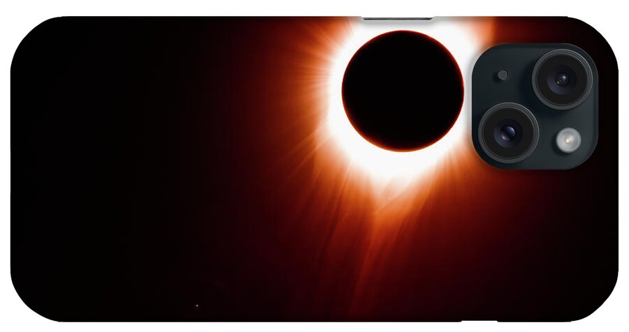 262 Eclipse 2017 iPhone Case featuring the photograph 262 Eclipse 2017 by Gordon Semmens