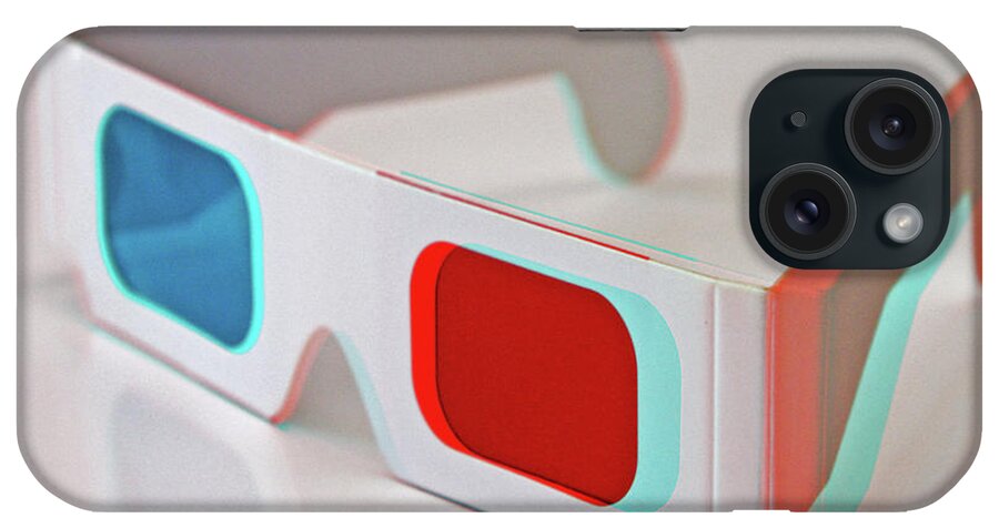 Enjoyment iPhone Case featuring the photograph 2d And 3d Glasses by Retales Botijero