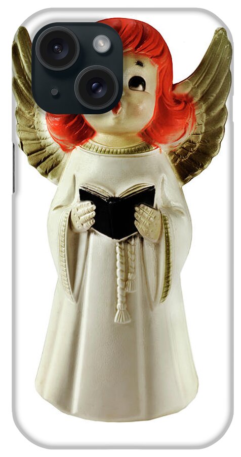 Angel iPhone Case featuring the drawing Angel Figurine #3 by CSA Images