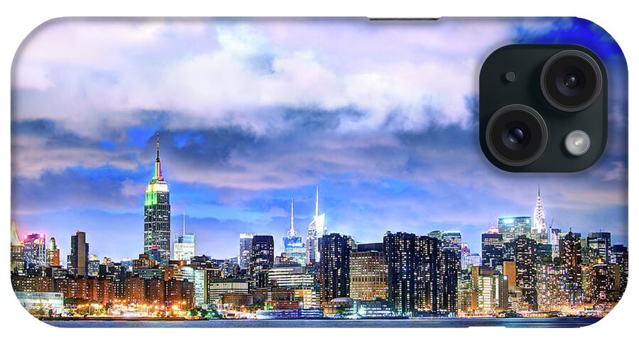 Outdoors iPhone Case featuring the photograph New York City #3 by Tony Shi Photography
