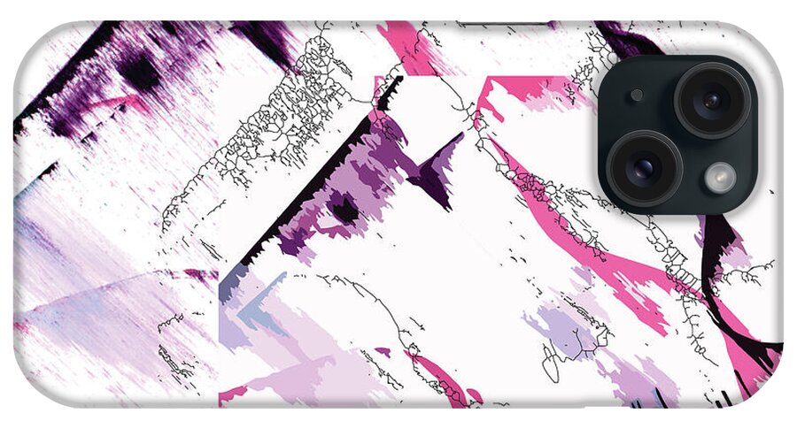  iPhone Case featuring the digital art 3 Times Removed by Jimmy Williams