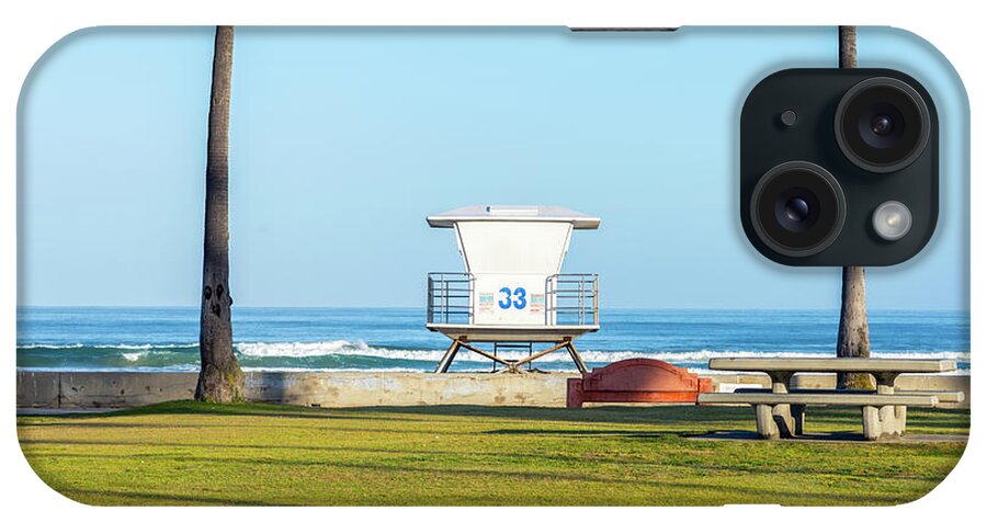 33 At La Jolla Shores iPhone Case featuring the photograph 33 At La Jolla Shores by Joseph S Giacalone
