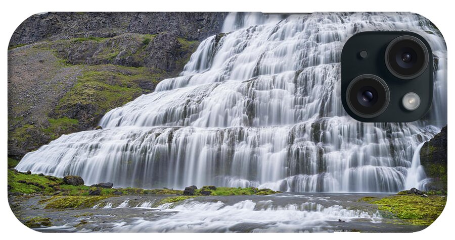 Borgarfjordur iPhone Case featuring the photograph Dynjandi Waterfall, An Icon #4 by Martin Zwick