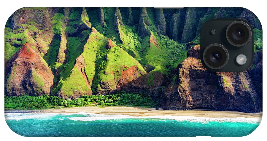 Abandoned iPhone Case featuring the photograph Kalalau Beach On The Na Pali Coast #4 by Russ Bishop