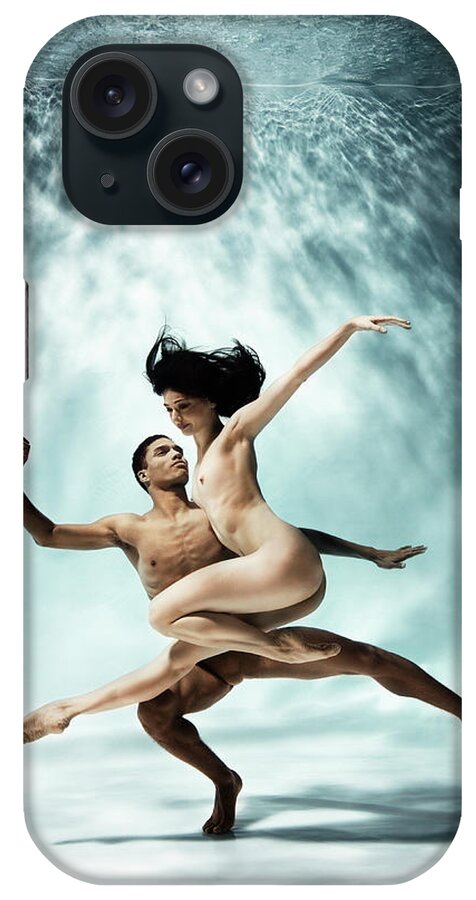 Young Men iPhone Case featuring the photograph Underwater Ballet #4 by Henrik Sorensen