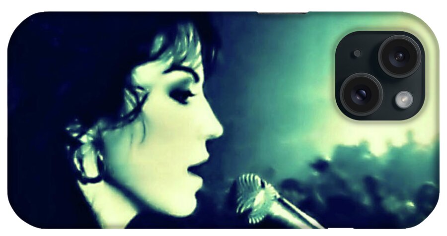 Joan Jett iPhone Case featuring the photograph Joan Jett #5 by Cyryn Fyrcyd