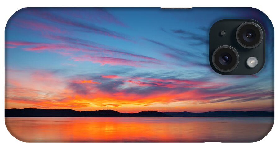 Scenics iPhone Case featuring the photograph Sunset Over Water #5 by Focusstock