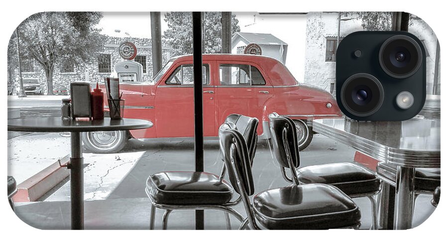 50's iPhone Case featuring the photograph 50's American Diner by Darrell Foster