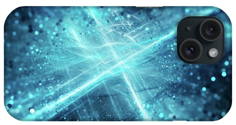Space iPhone Case featuring the photograph High Energy Plasma Field #6 by Sakkmesterke/science Photo Library