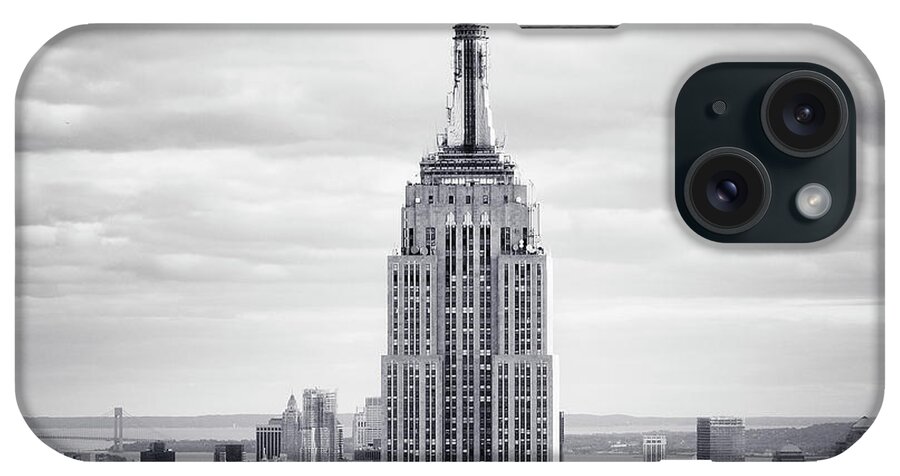 Nyc Empire State Building iPhone Case featuring the photograph Nyc Empire #6 by Nina Papiorek