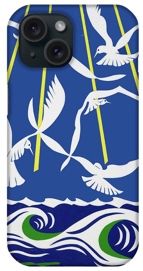 Animals iPhone Case featuring the mixed media 67co by Pierre Henri Matisse