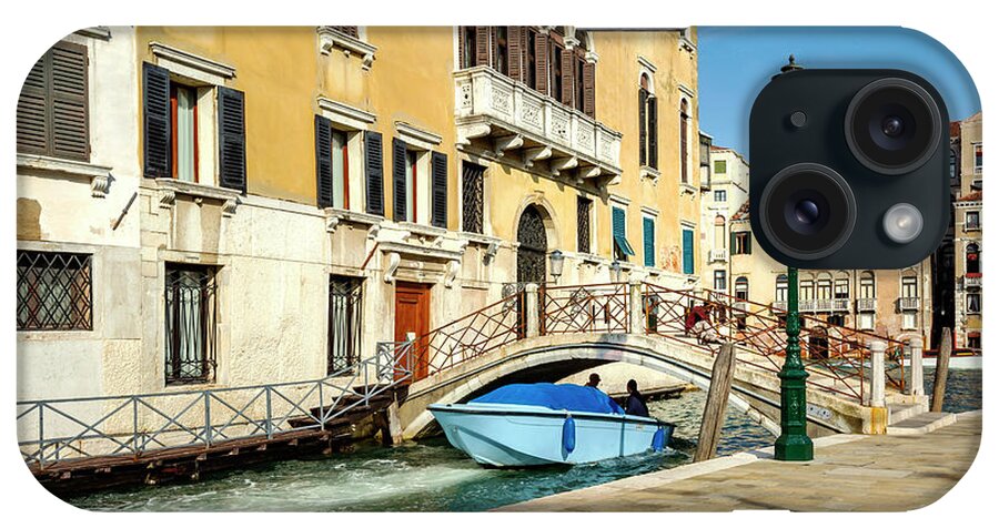 Estock iPhone Case featuring the digital art Architecture, Venice, Italy #7 by Lumiere
