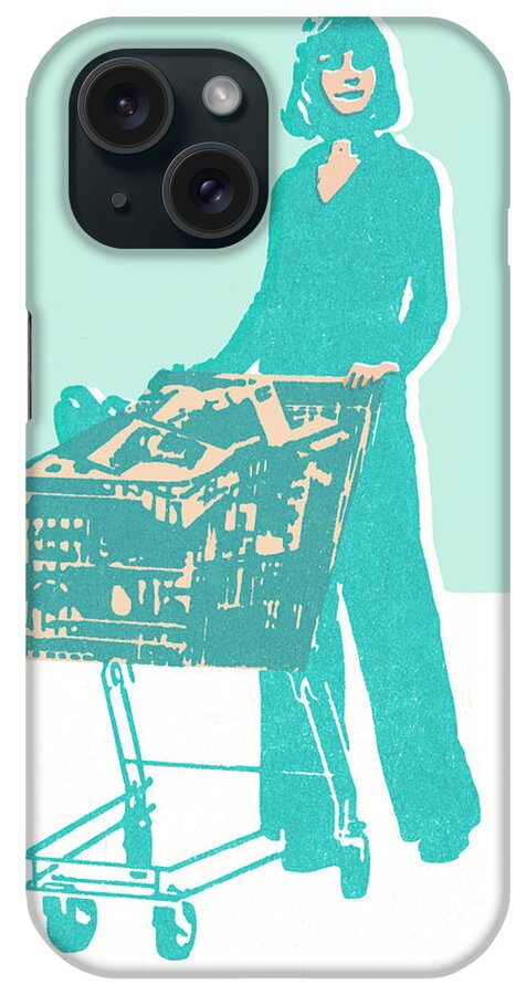 Adult iPhone Case featuring the drawing Milk #7 by CSA Images