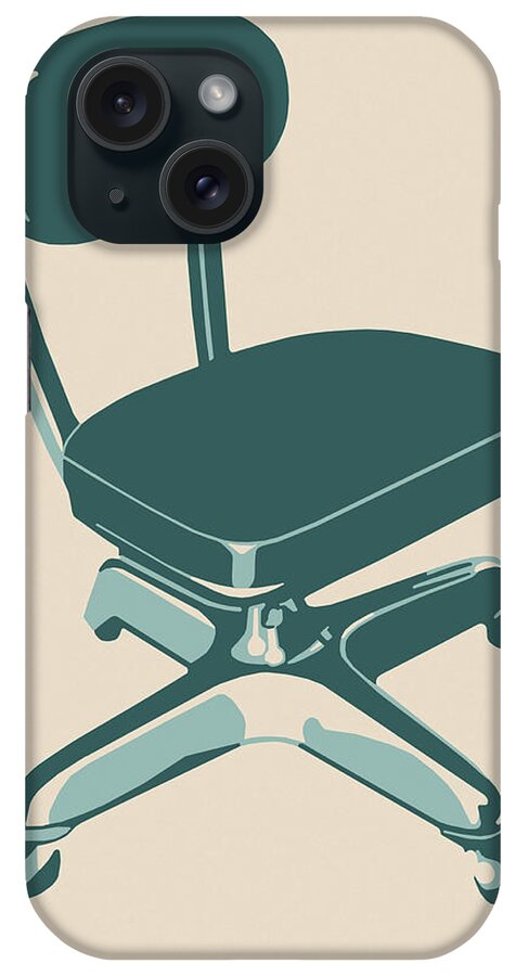 Business iPhone Case featuring the drawing Office Chair #7 by CSA Images