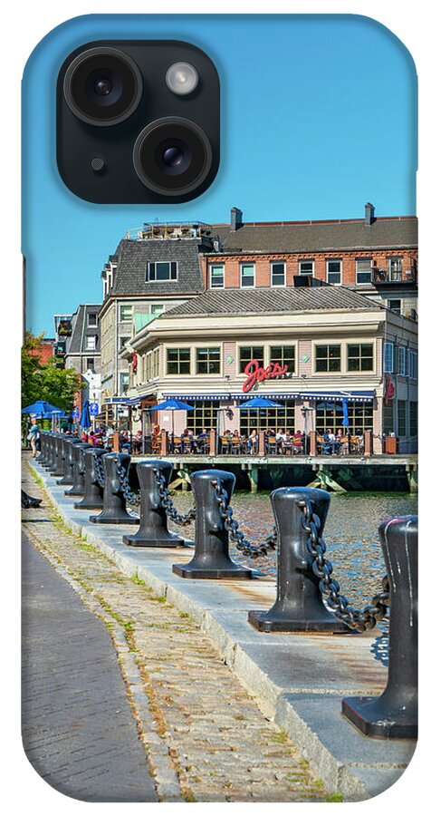 Estock iPhone Case featuring the digital art Waterfront Park, Boston, Ma #7 by Laura Zeid