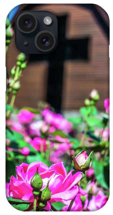 December iPhone Case featuring the photograph Charlotte, NC April 2019 - at billy graham public library on sun #8 by Alex Grichenko